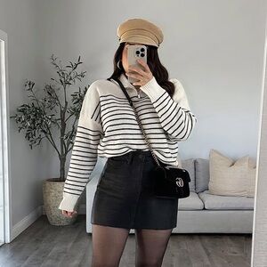 Striped Chunky Sweater